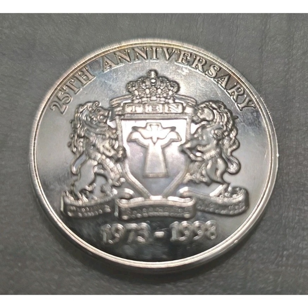 1998 Trinity Broadcasting (TBN) 25th Anniversary Token 1973-1998